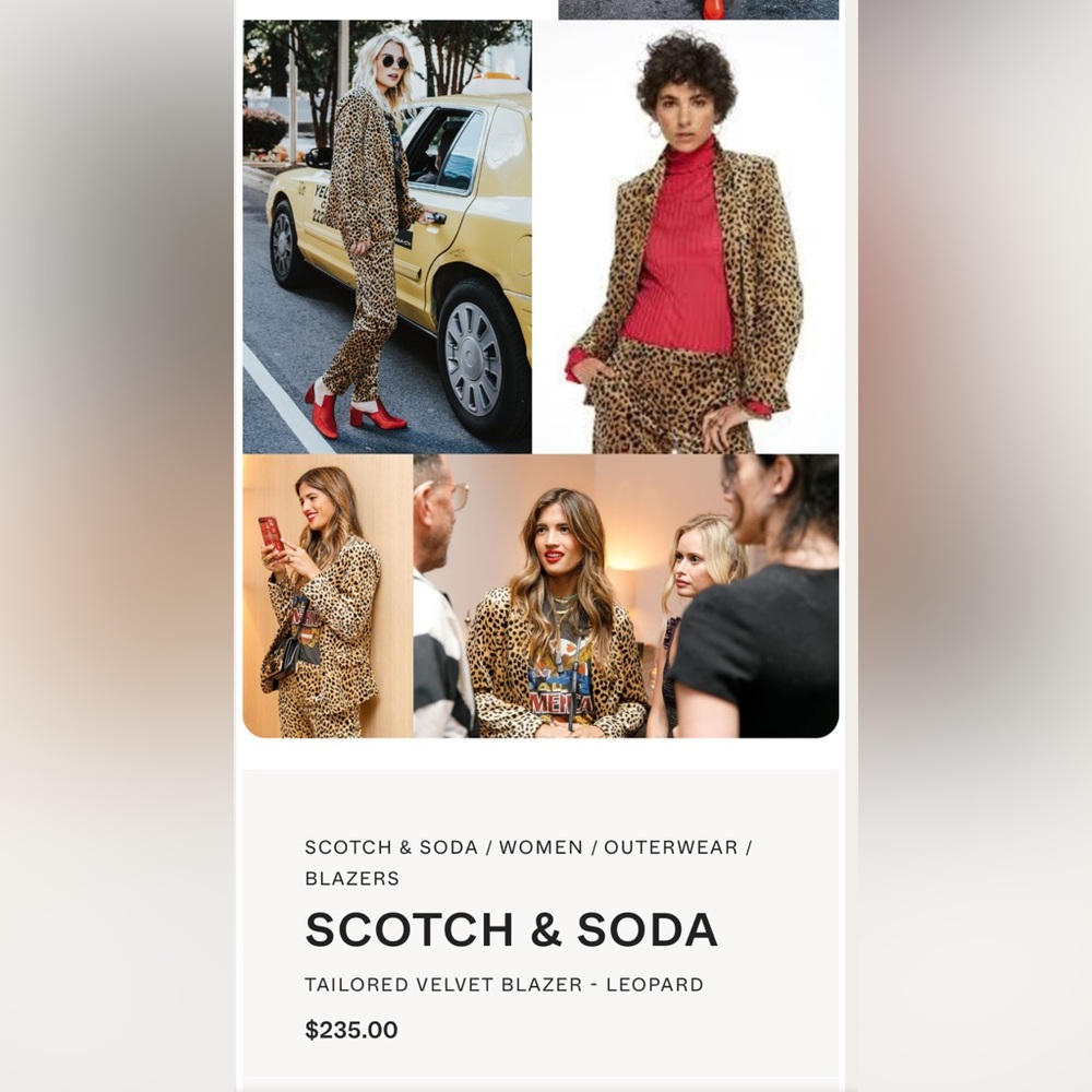Scotch & Soda Animal Print Jacket - Picture 4 of 10